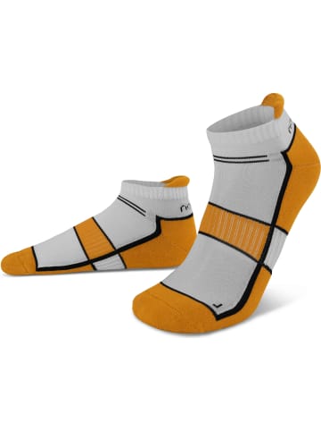 normani 4 Paar Running Sneakersocken mit Fersenlasche in Bright Marinegold