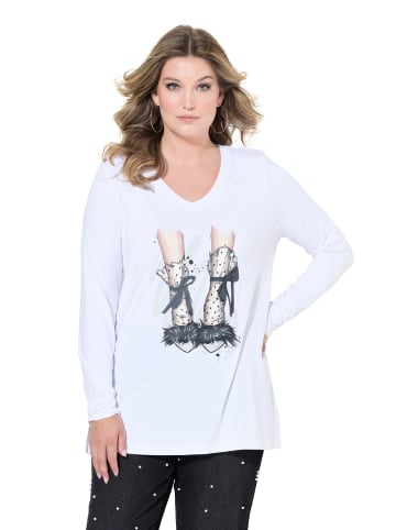 MIAMODA Shirt in schneeweiß