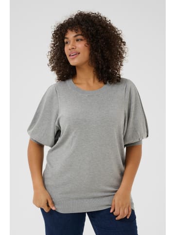 KAFFE curve Strickpullover KCloni Regular fit in Grey Melange