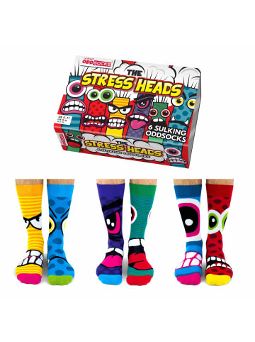 United Oddsocks Socken 3er Pack in Stress Heads