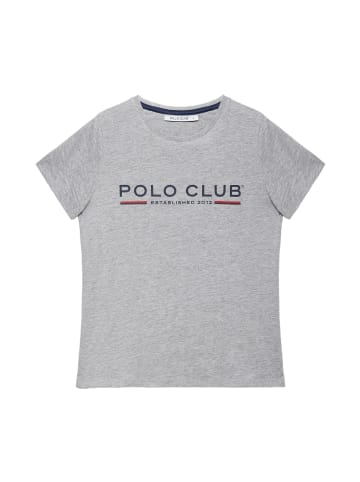 Polo Club T-Shirt in Gräu Vigore