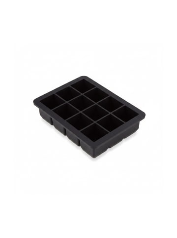 relaxdays 3 x Eiswürfelform in Schwarz - (B)15x (H)3 x (T)9,5 cm