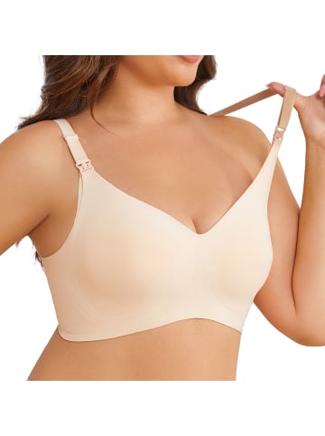 Yalion Still-BH für Schwangere- für Stillzeit & Alltag in Beige