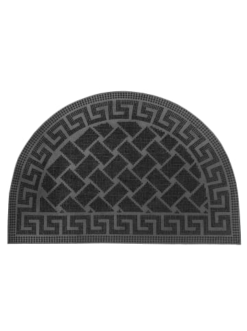 relaxdays Fußmatte "geometrisch" in Schwarz - (B60 x (T)40 cm
