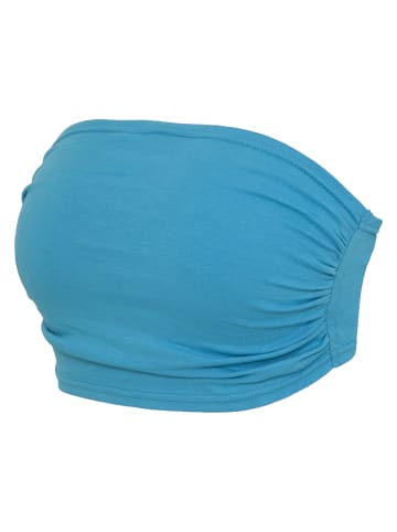 Urban Classics Bandeau Bra in turquoise