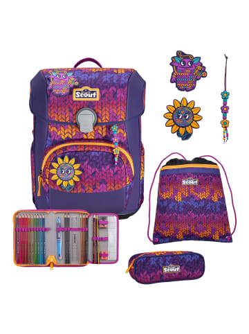 Scout Neo Exklusiv Superflash Schulranzen-Set 4-teilig in Fantasy