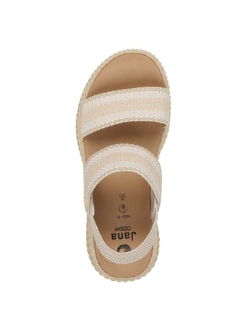Jana Coshy Inselflair – Die Hallux-freundliche Sandale in BEIGE COMB