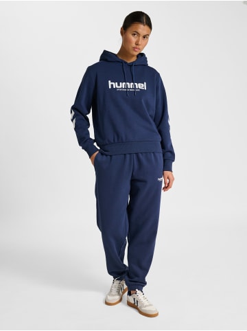 Hummel Verstellbare Taille Kapuzenpullover Hmllegacy Damen in DRESS BLUES