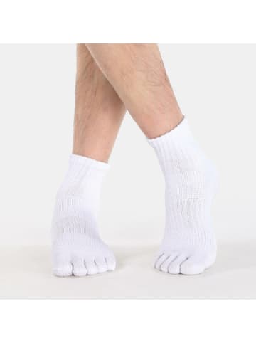 MUNADUNA Yoga-/Pilates-Zehensocken Anti-Rutsch in Weiß