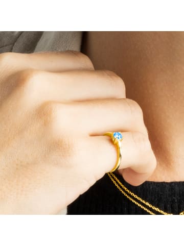 Luxenter Ring Otieno aus 925er Sterlingsilber-Otieno blue