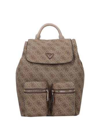 Guess Manhattan II City Rucksack 33 cm in latte logo
