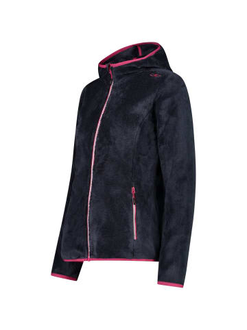 cmp Fleecejacke Jacket Fix Hood in Dunkelgrau