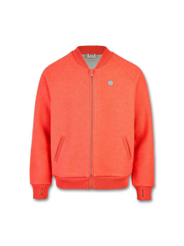 MANITOBER Wollwalk Bomber Jacke in Coral