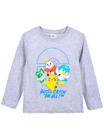 Pokémon Langarmshirt Pokémon  in Grau