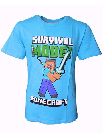 Minecraft T-Shirt Minecraft Steve in Hellblau