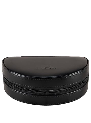 Windrose Merino Moda - Schmucketui 16 cm (beige) in schwarz