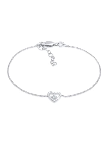 Elli DIAMONDS  Armband 925 Sterling Silber Herz in Silber