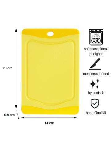 Stoneline Schneidebrett 20x14 cm Set 4-teilig in Bunt