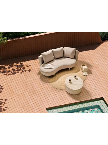 Beliani 4-tlg Gartensofa PARORI in Beige