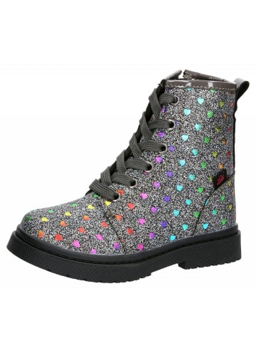 Lico Schnürstiefel Isalie Herzchen in Silber