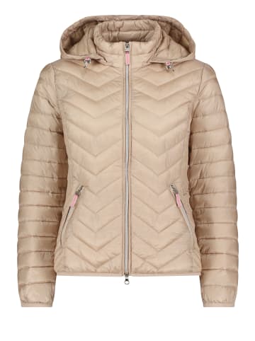 Betty Barclay Steppjacke mit abnehmbarer Kapuze in beige