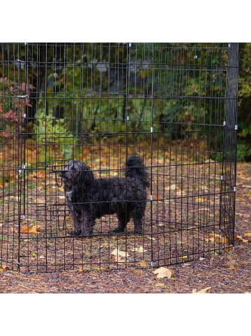 Trekker Welpenauslauf S in Schwarz 61x61cm