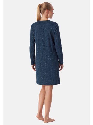 Schiesser Nachthemd Casual Essentials in Ultra violett