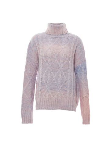 Sookie Damen Rollkragenpullover in BLAU PINK