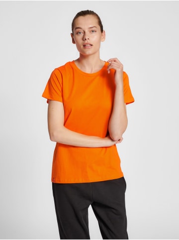 Hummel T-Shirt Hmlred Damen in ORANGE TIGER