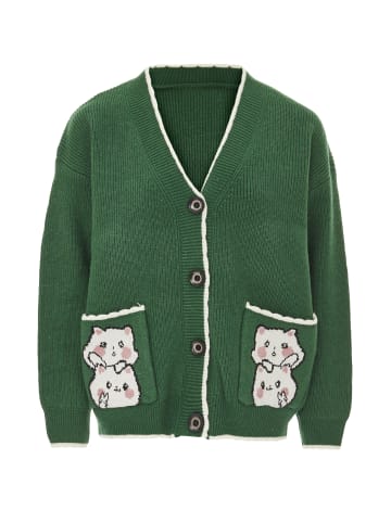myMo Cardigan in Grün