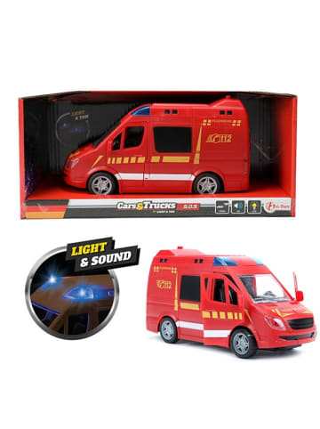 Toi-Toys Feuerwehr Auto mit Licht und Sound Feuerwehrwagen 3 Jahre