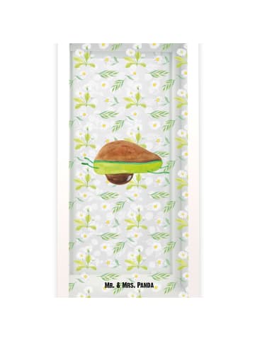 Mr. & Mrs. Panda Outdoor Laterne Avocado Yoga ohne Spruch in Transparent