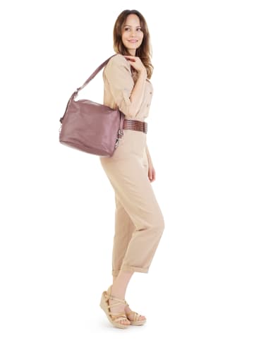 Samantha Look Shopper echt Leder in alt-rosa