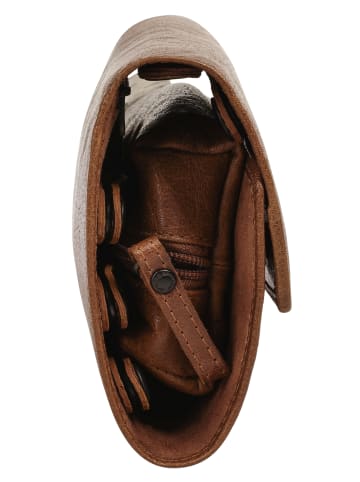SPIKES & SPARROW Schmuckrolle echt Leder in cognac