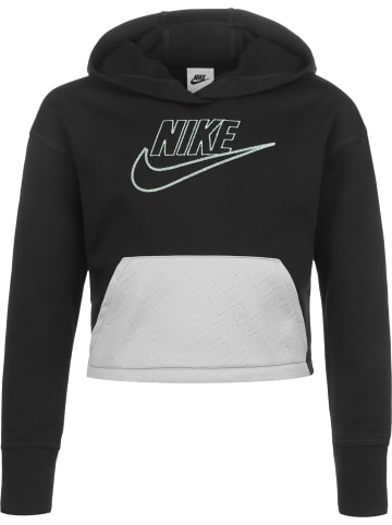 Nike Kapuzenpullover in black/lt smoke grey
