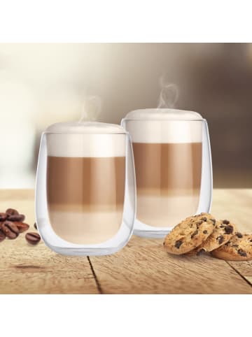 Gourmetmaxx GOURMETmaxx Latte Macchiato Thermogläser - 2er-Set