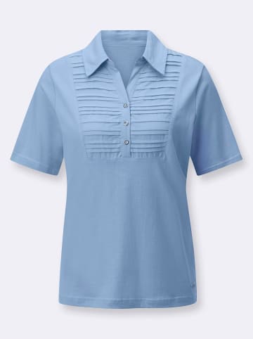 WITT WEIDEN Poloshirt in eisblau