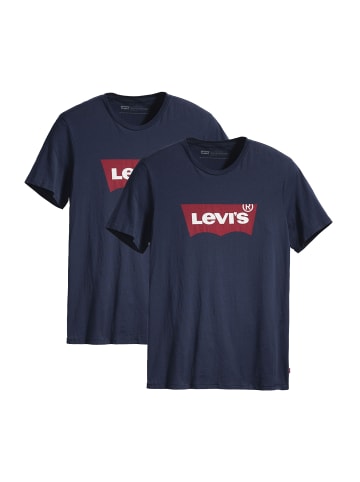 Levi´s T-Shirt 2er Pack in Blau