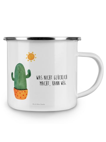 Mr. & Mrs. Panda Pott Kaktus Sonne mit Spruch in Weiß