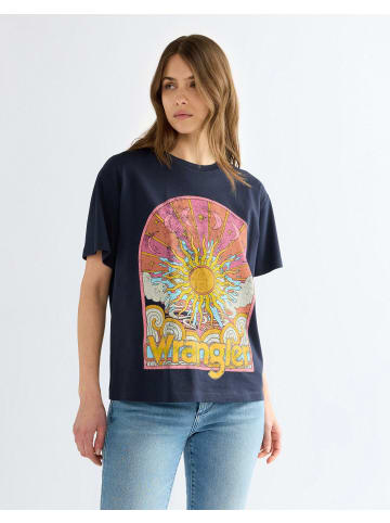 Wrangler T-Shirt Girlfriend in Dark Sapphire