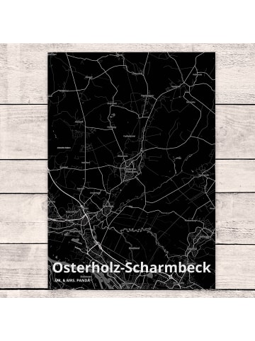 Mr. & Mrs. Panda Postkarte Osterholz-Scharmbeck mit Spruch in Keine Angabe