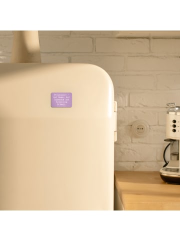 Mr. & Mrs. Panda magnet Spruch Patenonkel Geschenk mit Spruch in Lavendeltraum