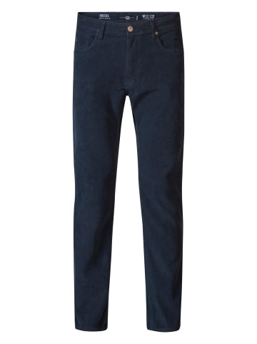 Petrol Industries Russel Cords Regular Tapered Fit-Hose Wrangell in Blau