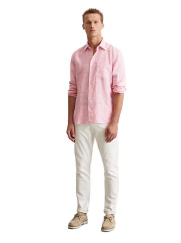 Marc O'Polo Hemd regular in multi/ raspberry pink