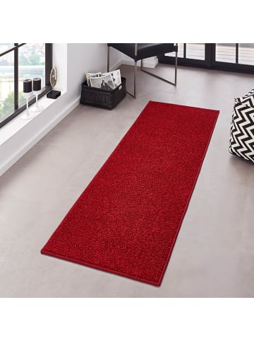 Hanse Home Teppich Pure Uni Rot