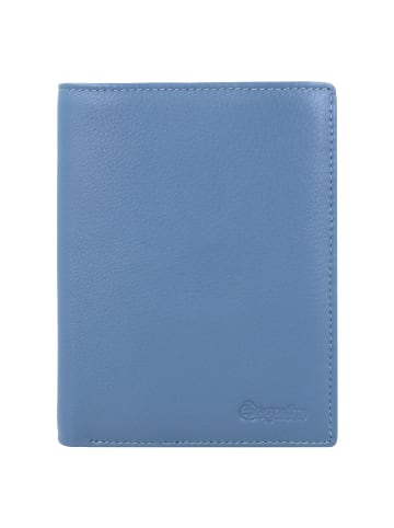 Esquire Viktoria Geldbörse RFID Leder 10 cm taubenblau