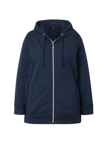Ulla Popken Sweatjacke in marine
