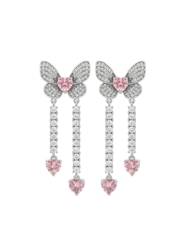 faina Women Earrings in Silver Rose