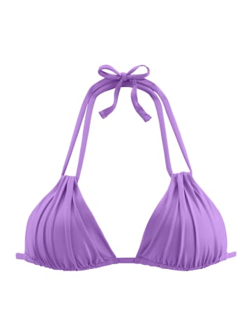 S. Oliver Triangel-Bikini-Top in lila