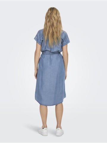 ONLY Kleid in Medium Blue Denim